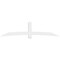 Ekena Millwork Bellingham Architectural Grade PVC Gable Bracket, 108"W x 27"H x 2"D x 6"F, 6/12 Pitch GBP108X27X0206BEL00 - alternate 5